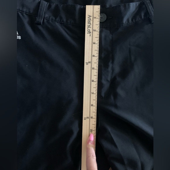 ADIDAS CLIMALITE SOLID BLACK GOLF PANTS 34X32 - Picture 5 of 11